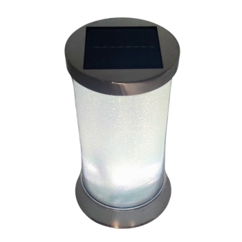 Znicz solarny Subito S080 - Srebrny (biały zimny)